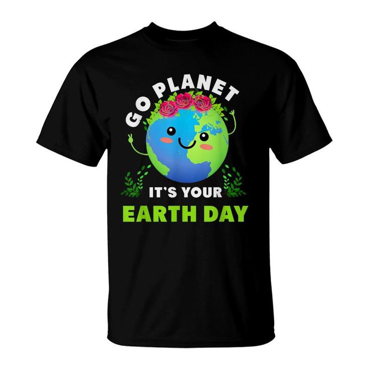 Earth Day 2022 Restore Earth Nature Planet Cute Earth Day  T-Shirt