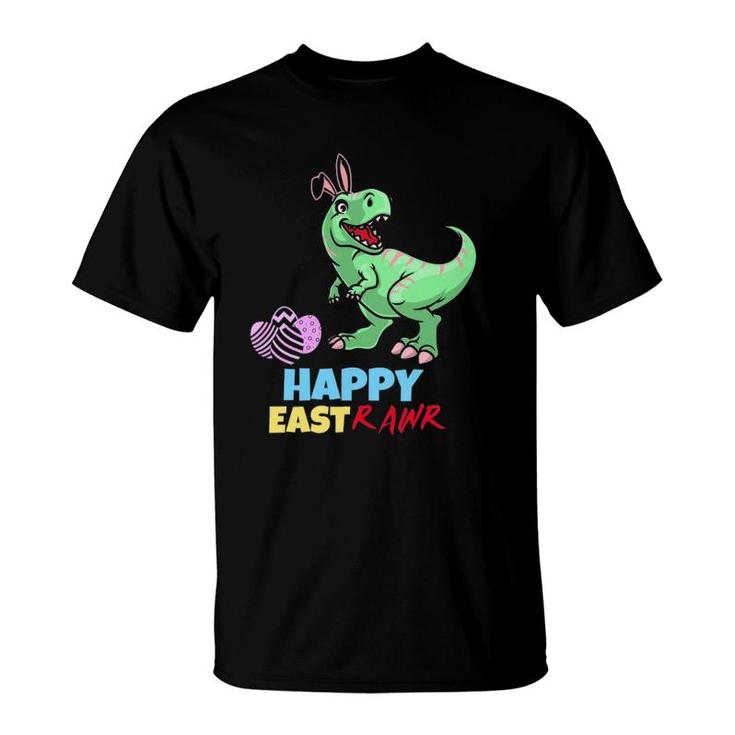 Easter Dinosaur Happy Eastrawrrex Dinosaur Egg Boys Kids T-Shirt