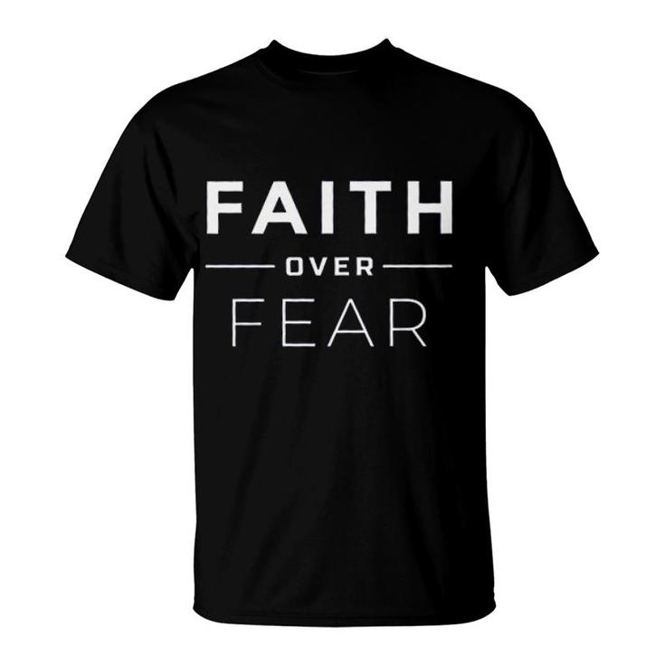 Faith Over Fear Basic Design 2022 Gift T-Shirt