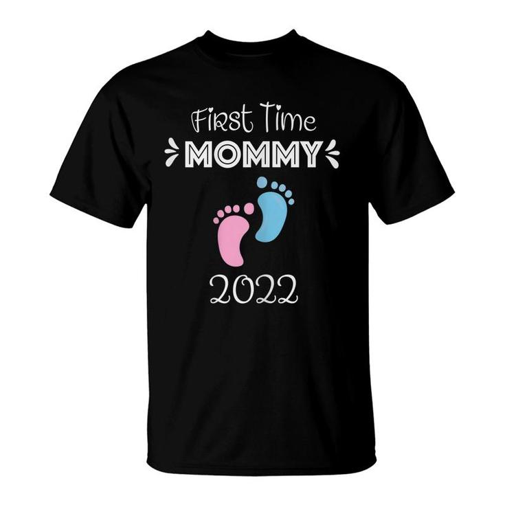 First Time Mommy 2022 Funny New Mom Promoted To Mommy 2022  T-Shirt