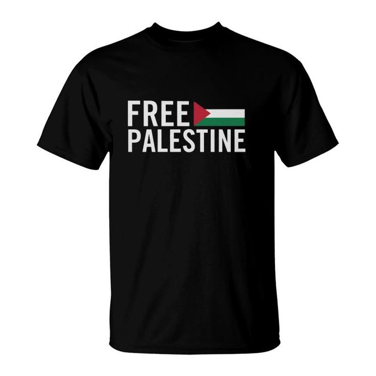 Free Palestine Palestinian Flag Protest Humanity T-Shirt | Seseable UK