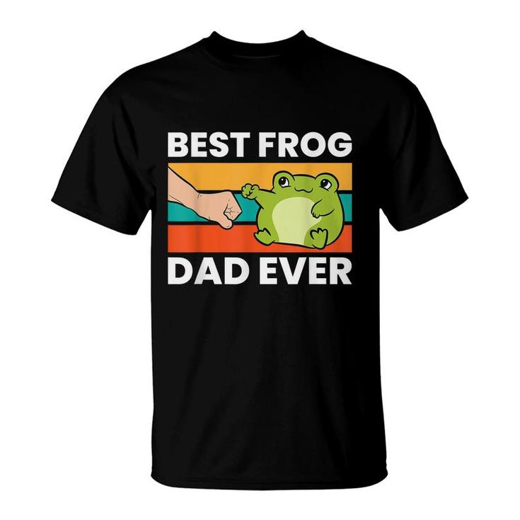 Frog Owner Best Frog Dad Ever Pet Frog  T-Shirt