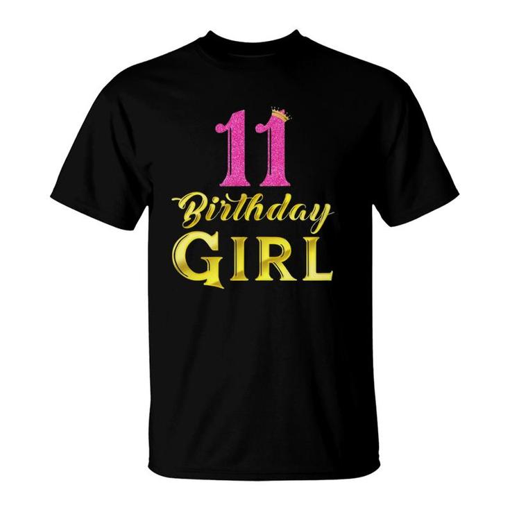 Funny 11Th Princess Cute 11 Years Old 11Th Birthday T-Shirt