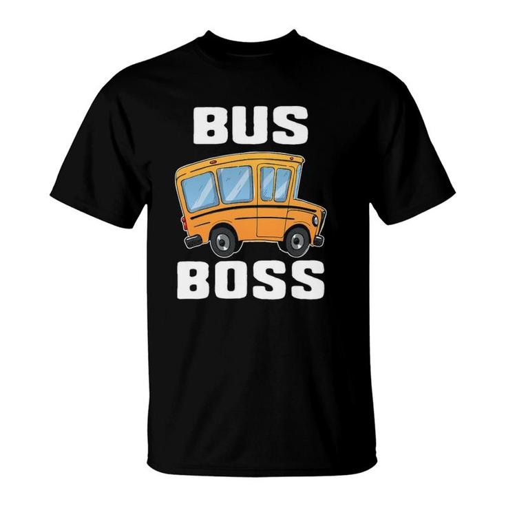 Funny Bus Boss School Bus Driver Job Career Gift T-Shirt