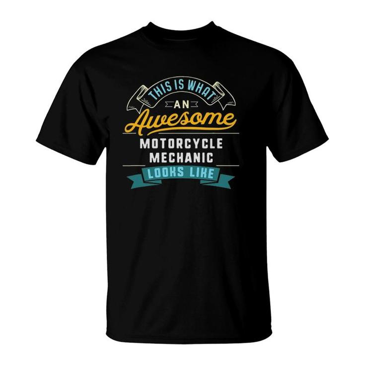 Funny Motorcycle Mechanic  Awesome Job Occupation T-Shirt