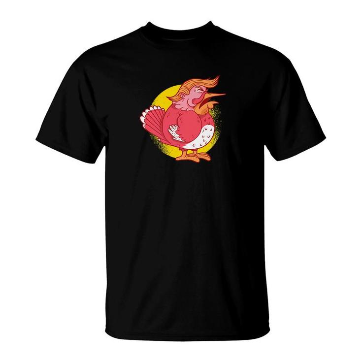 Funny Trump Turkey Thanksgiving Graphic Gif T-Shirt