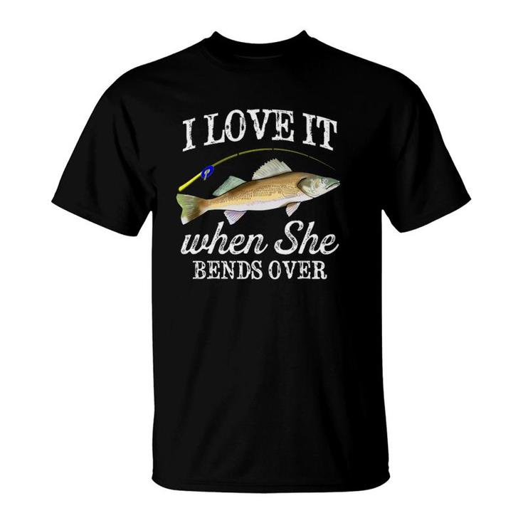 Funny Walleye Fishing Freshwater Fish Angler Graphic  T-Shirt