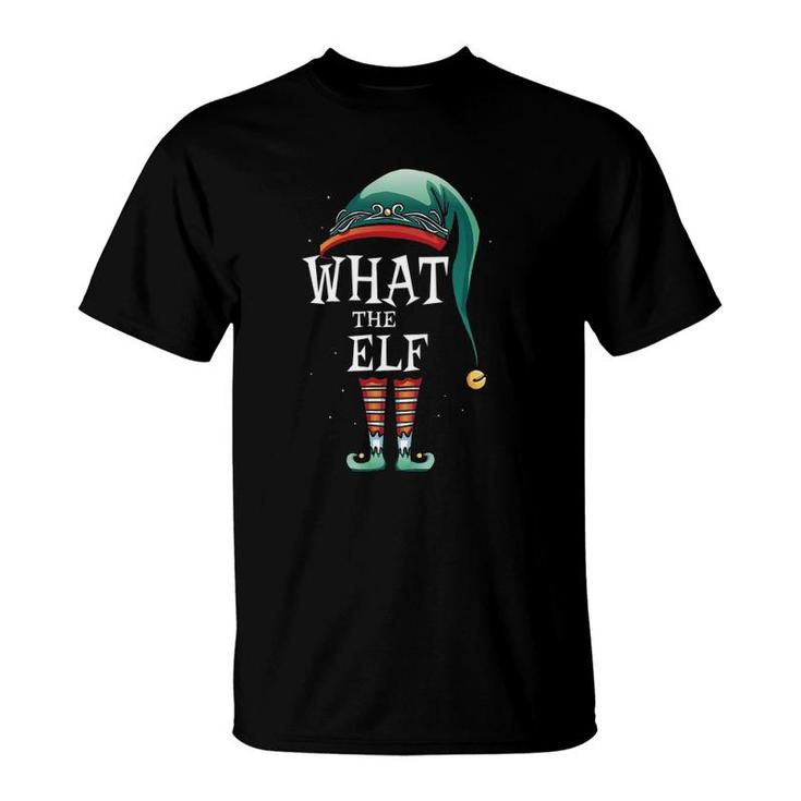 Funny What The Elf Costume Family Matching Christmas T-Shirt