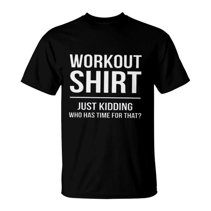 Funny Workout Shirt Exercise Fitness Cardio Lazy 2022 Trend T-Shirt