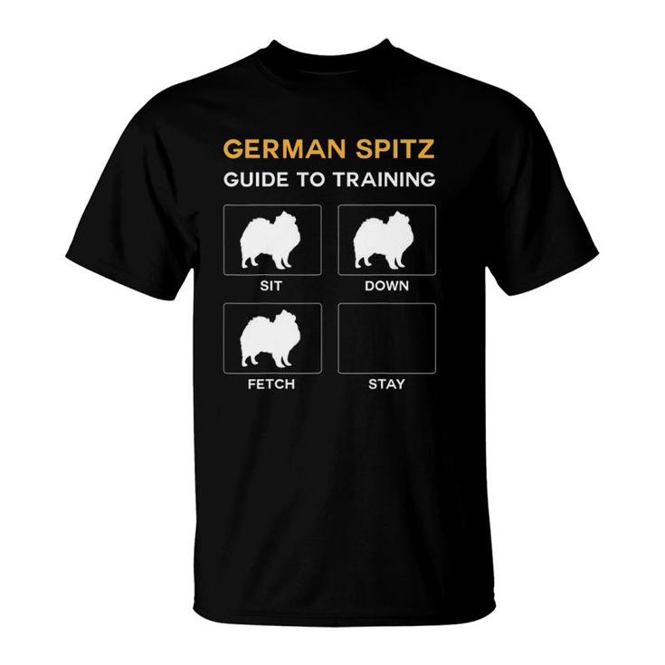 German Spitz Guide To Training Dog Obedience Dog Commands T-Shirt