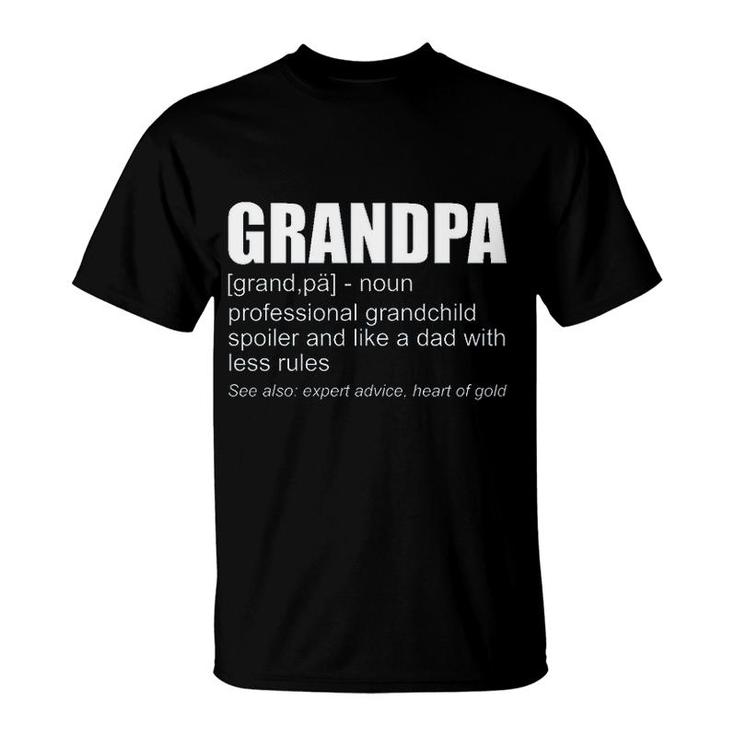 Grandpa Is Professional Grandchild Spoiler 2022 Trend T-Shirt
