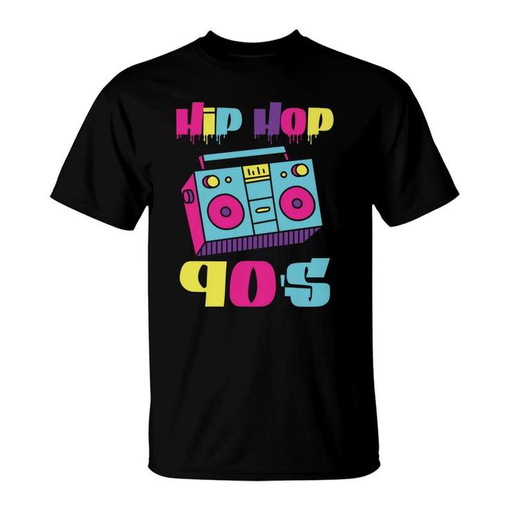 Hip Hop Boombox The 90S Mixtape Music Party 80S 90S Style T-Shirt