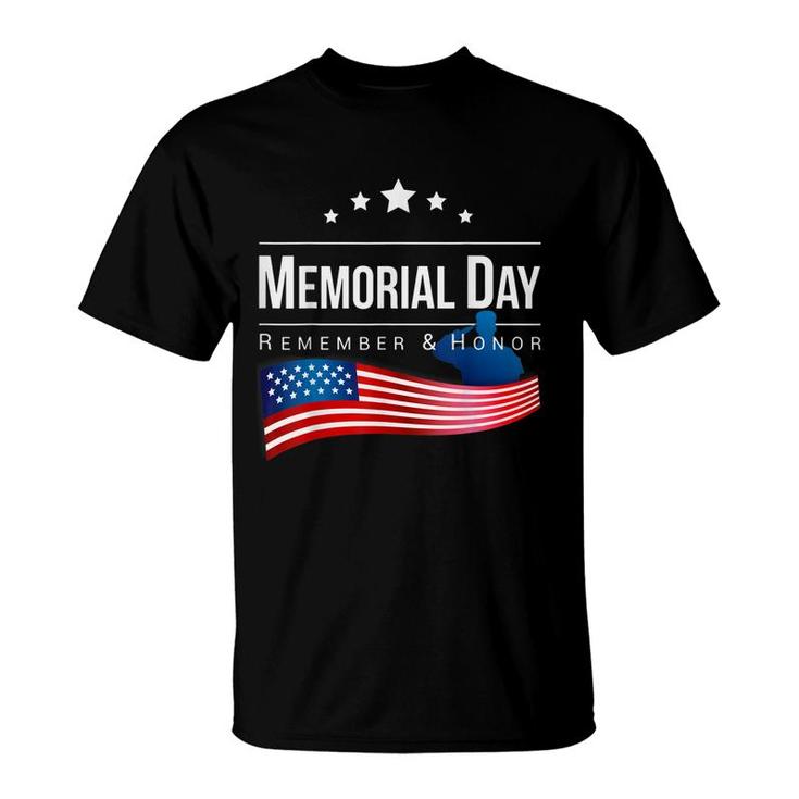 Honor And Remember Memorial Day  T-Shirt