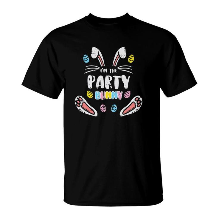 Im The Party Bunny Funny Easter Matching Men Women T-Shirt