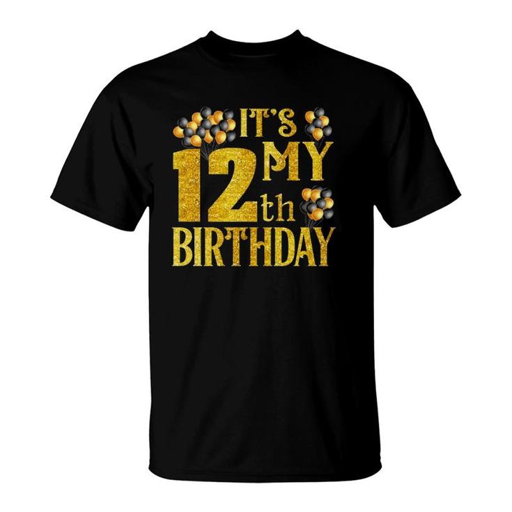 Its My 12Th Birthday Happy 2010 Birthday Tee For Girls Boys T-Shirt