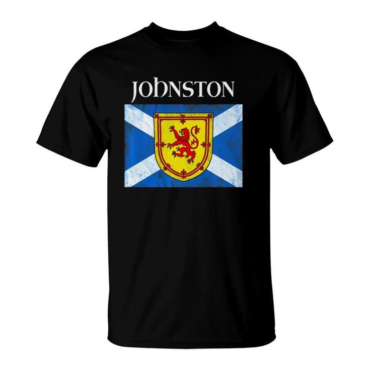 Johnston Clan  Scottish Name Scotland Flag  T-Shirt