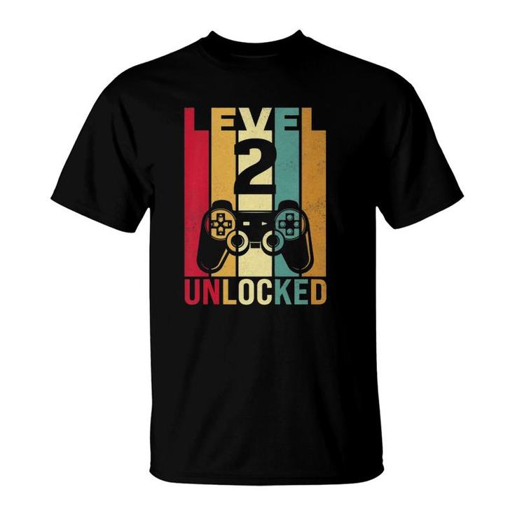 Kids 2Nd Birthday Boy Son Funny Gamer 2 Years Old T-Shirt Kids 2Nd Birthday Boy Son Funny Gamer 2 Years Old T-Shirt