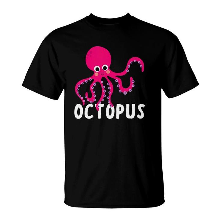 Cute Trendy Octopus Gift For Girls Teens And Women T-Shirt