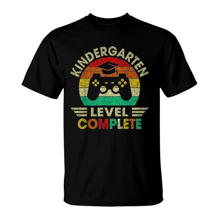 Kindergarten Graduation Level Complete Video Games Boy Kids  T-Shirt