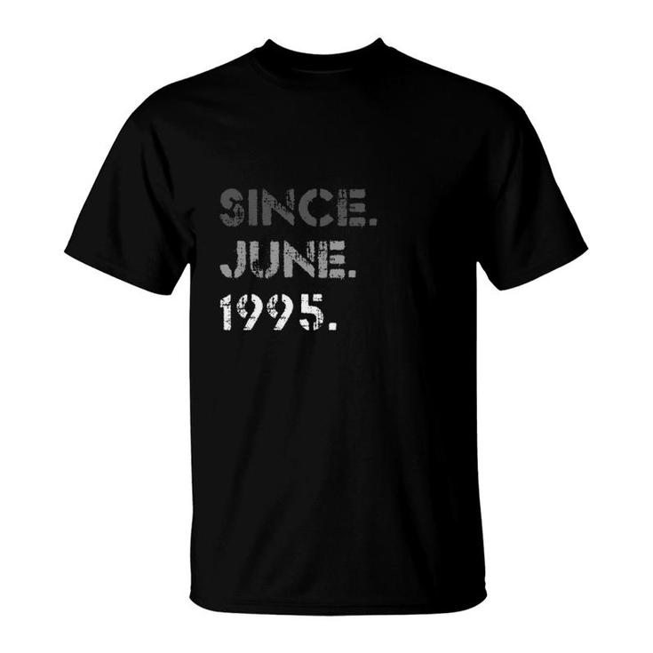 Legend Vintage June 1995 27 Years Old 27Th Birthday Gift T-Shirt