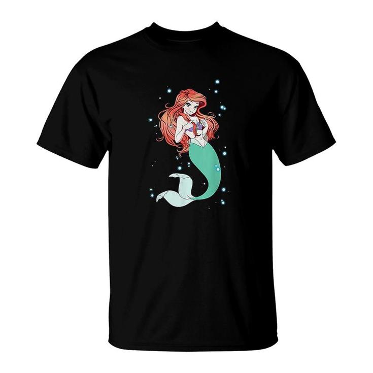 Little Mermaid Anime Ariel Graphic T-Shirt