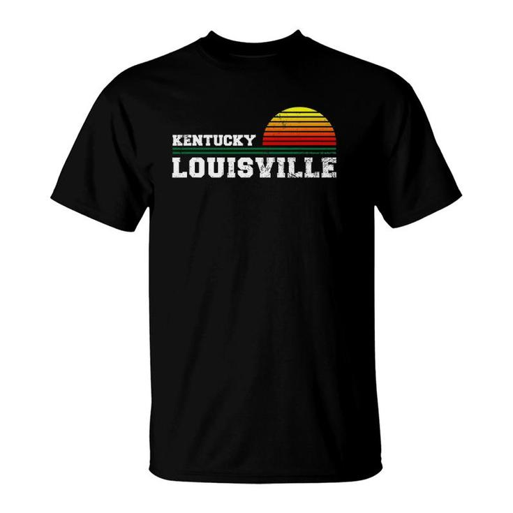 Louisville Kentucky Distressed Ky Gift Souvenir T-Shirt