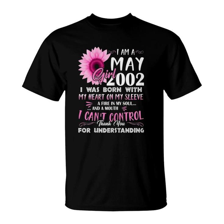 May Girl 2002  19Th Birthday Gift 19 Years Old T-Shirt