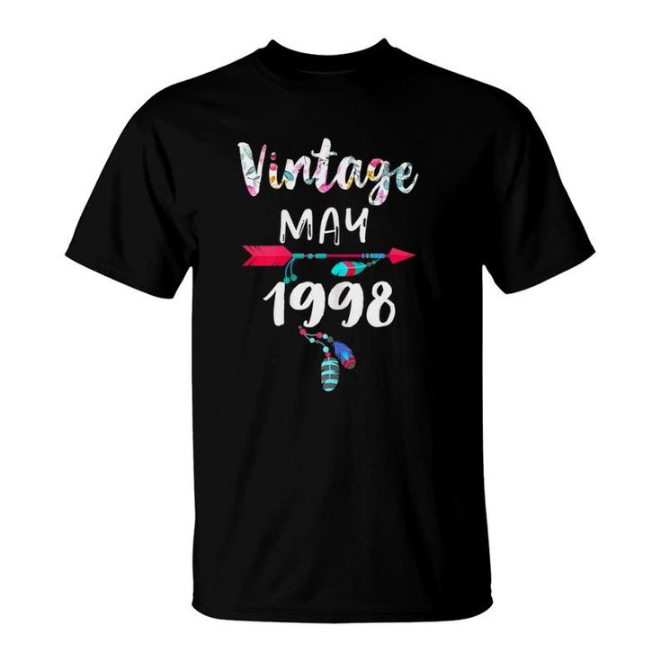 May Girls 1998 23Rd Birthday 23 Years Old Made In 1998 Ver2 T-Shirt