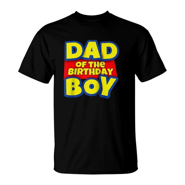 Mens Dad Of The Birthday Boy Gift Raglan Baseball Tee T-Shirt