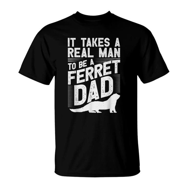 Mens Ferret Dad Apparel - Top Ferrets Lover Design  T-Shirt