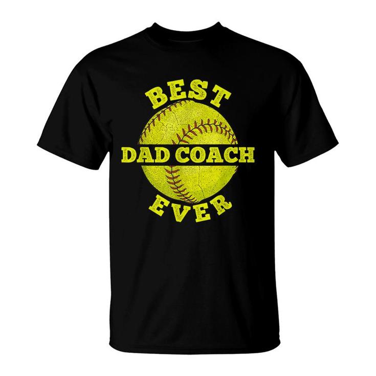 Mens Softball Quote For Your Softball Coach Dad  T-Shirt