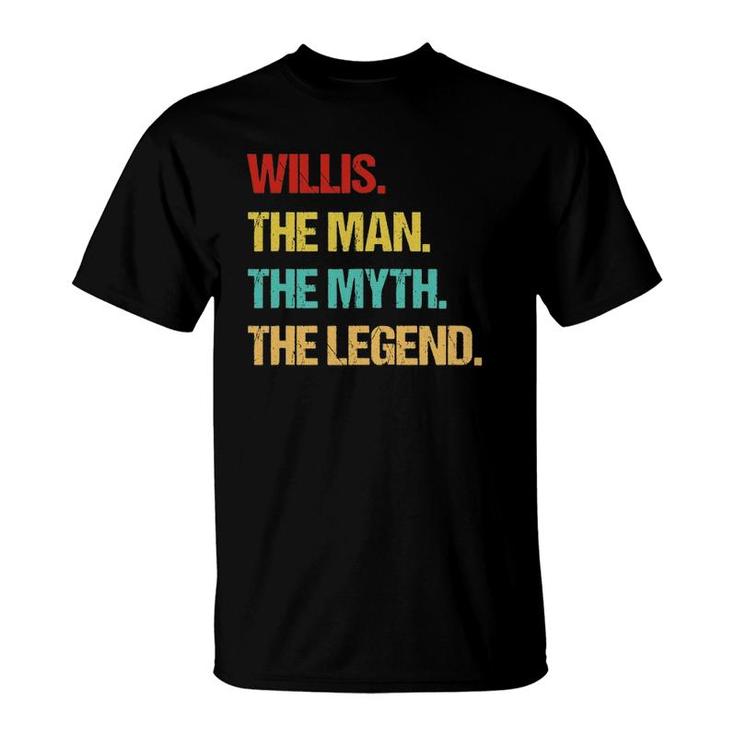 Mens Willis The Man The Myth The Legend T-Shirt