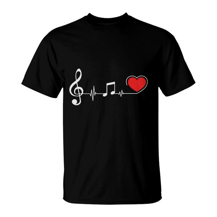Music Teacher And How To Feel Music With All Your Heart T-Shirt