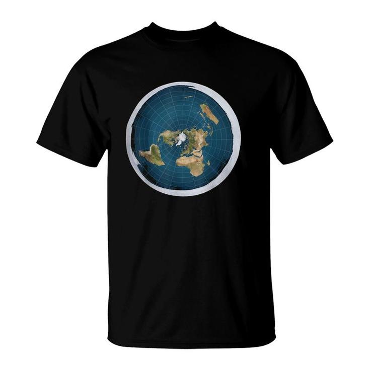 Nice Flat Earth Gift Save The Earth T-Shirt