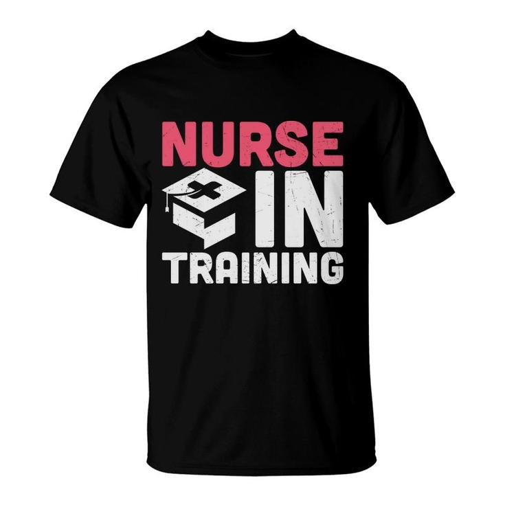 Nurse In Training Pink And White Great Graphic New 2022 T-Shirt
