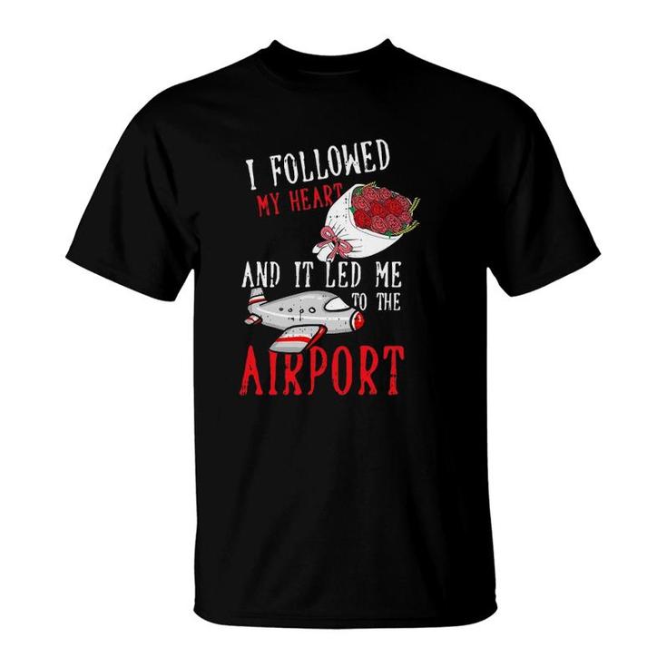 Pilot Valentines Day Cool Aviator Airplane Aviation Gifts T-Shirt
