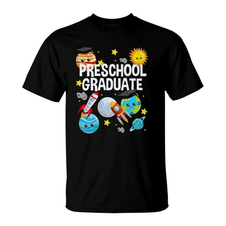 Preschool Graduate Outer Space Solar System Graduation Pre-K T-Shirt