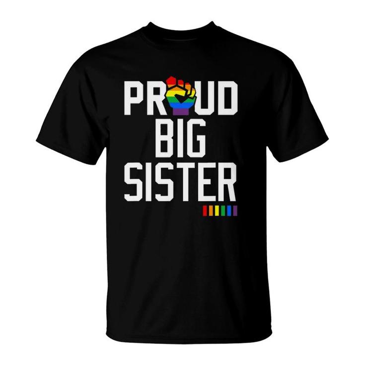 Proud Big Sister Gay Pride Month Lgbtq T-Shirt