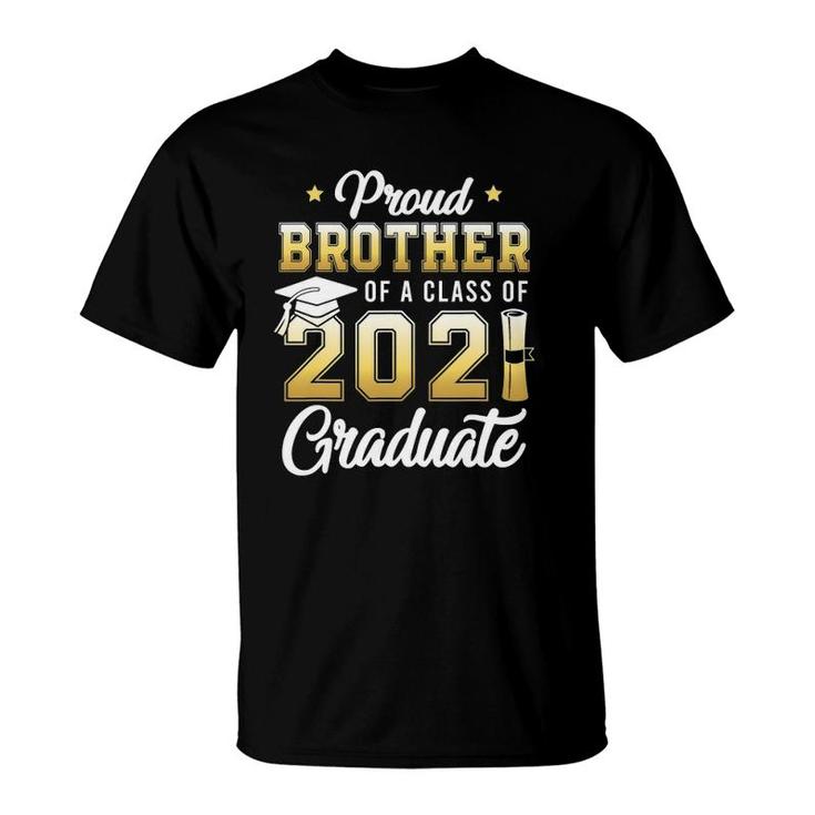 Proud Brother Of A Class Of 2021 Graduate School T-Shirt