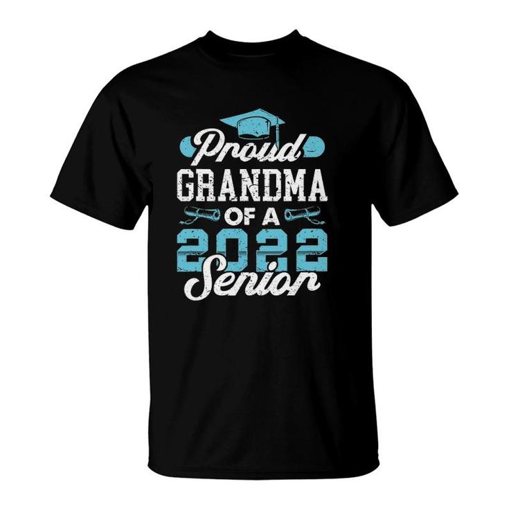 Proud Grandma Of A Class Of 2022 Senior Graduate Graduation T-Shirt