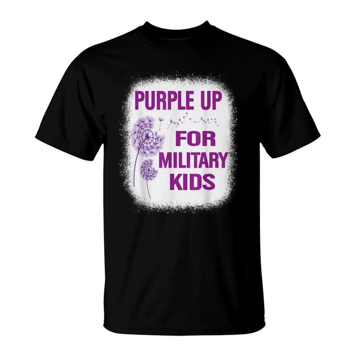Purple Up For Military Kids - Month Of The Military Child  T-Shirt