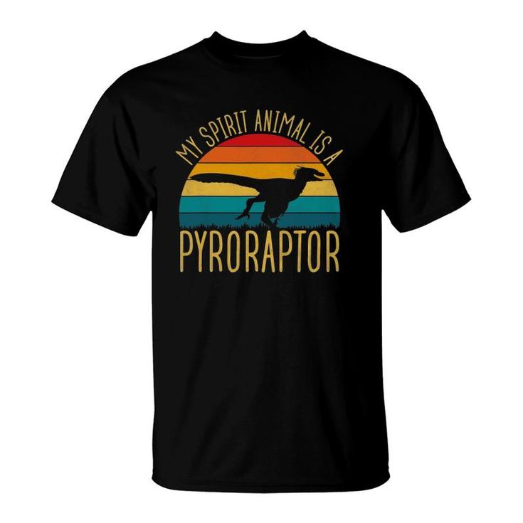 Pyroraptor Is My Spirit Animal - Dinosaur Lover Dino Kids T-Shirt