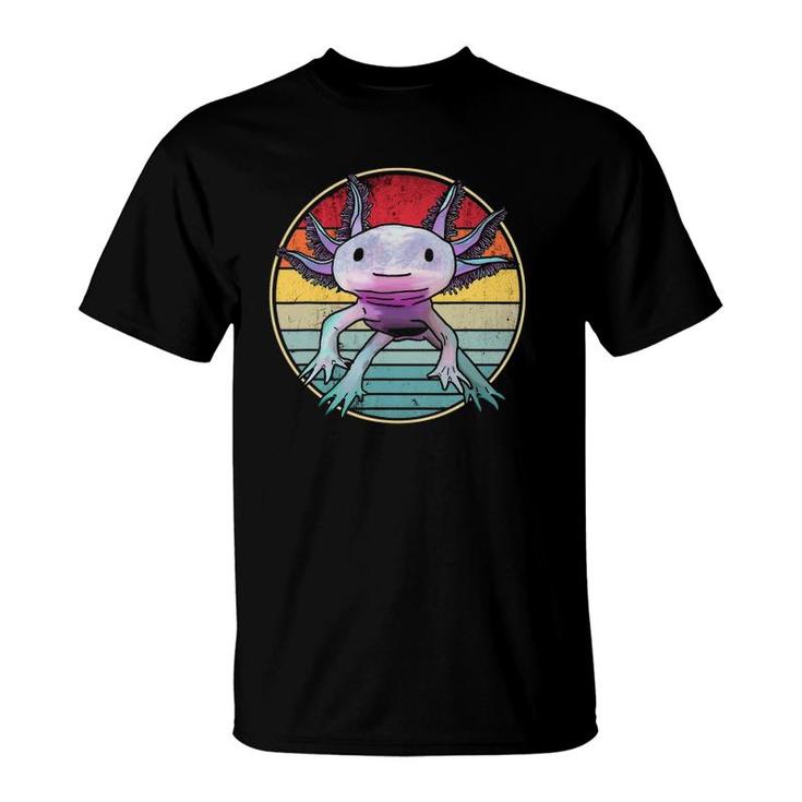 Retro 80S 90S Axolotl  Cute Axolotl T-Shirt