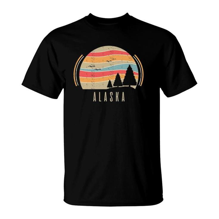 Retro Alaska Home Alaska State T-Shirt
