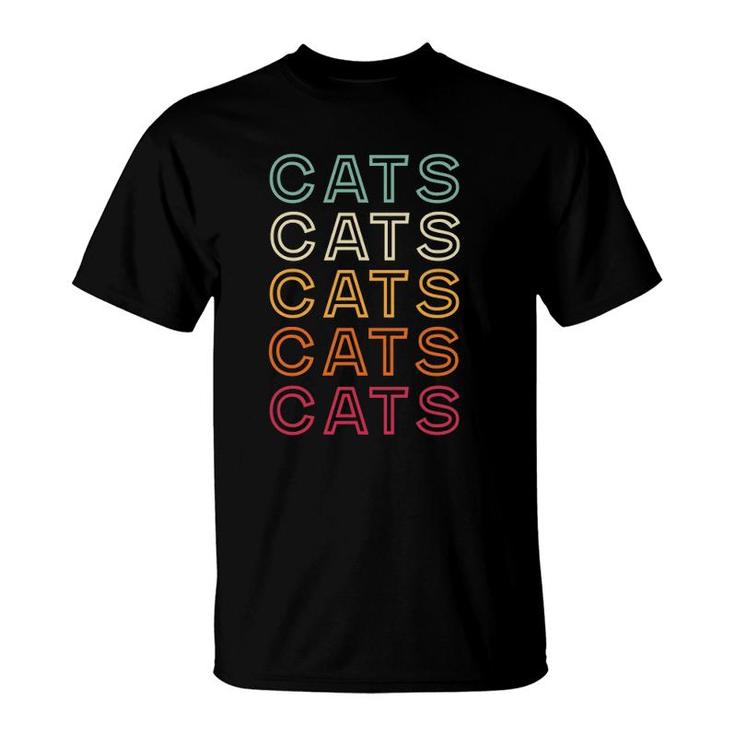 Retro Cats Vintage Cats  T-Shirt