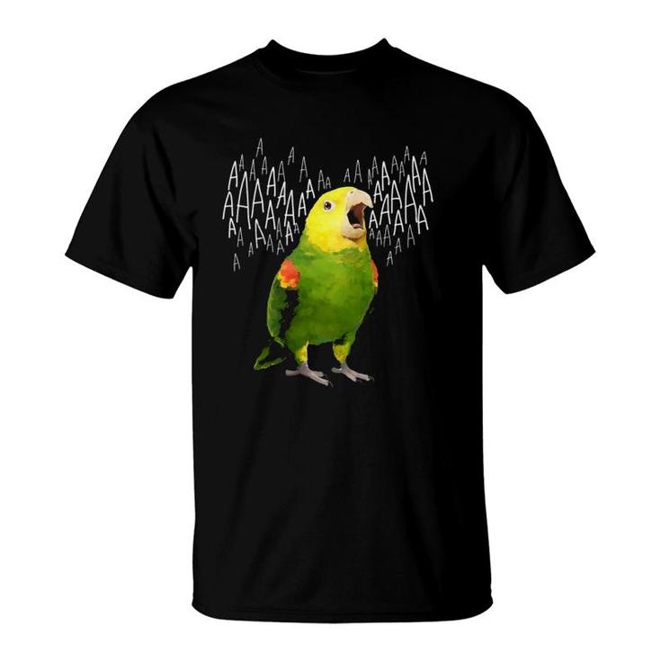 Screaming Amazon Parrot Parrot Lover T-Shirt