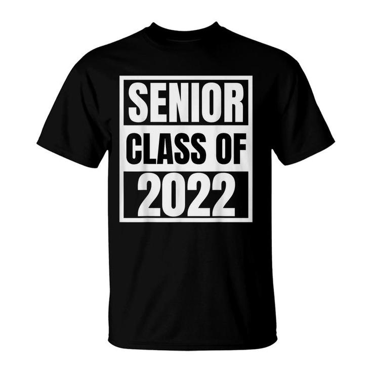 Senior 2022 Class Of 22 Senior Year 22 Graduation Girls Boys  T-Shirt