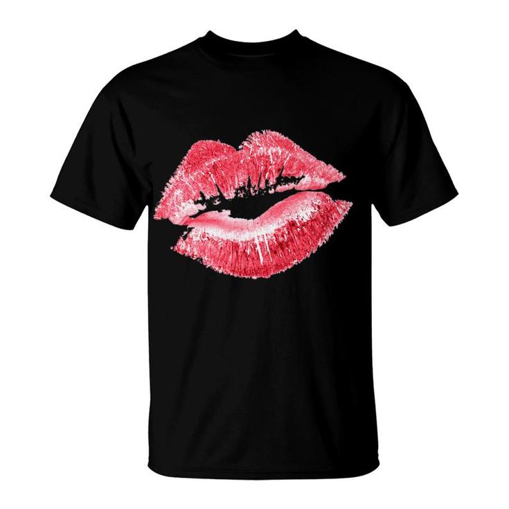 Sexy Lips Cute Valentines Day Gift Lipstick T-Shirt