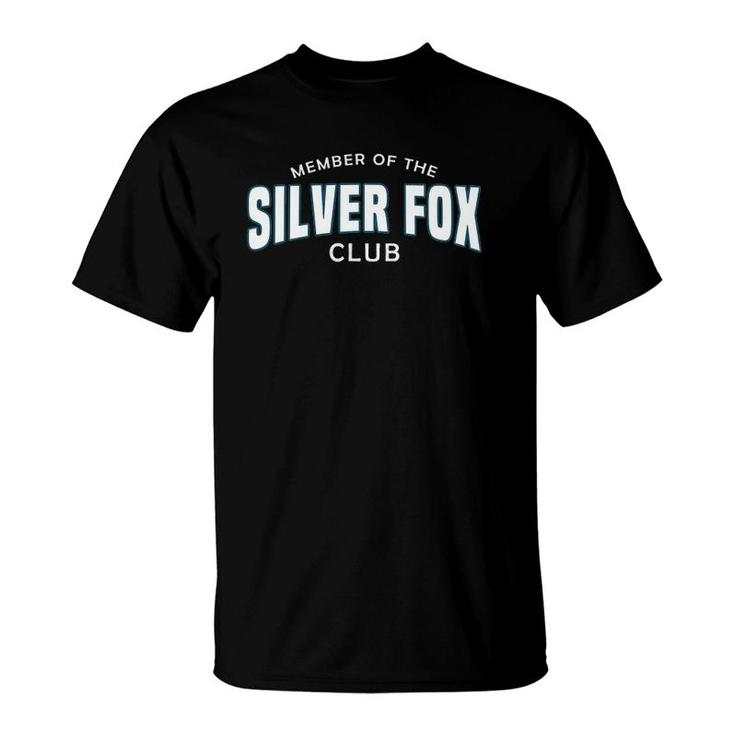 Silver Gray Hair Gifts Dont Care Grey Headedness Men Fox T-Shirt