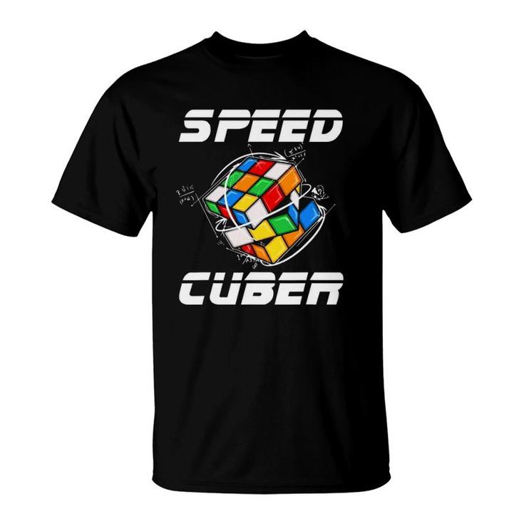 Speed Cuber Hobby 80S Vintage Toy Puzzle T-Shirt